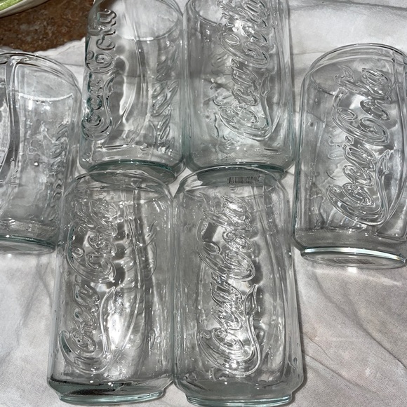 Coca Cola | Dining | Vintage Coca Cola Glass Cups 6 | Poshmark